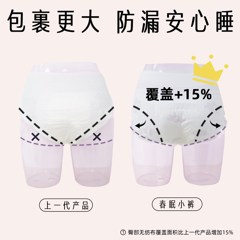 她研社 屁屁全包裹，好梦不觉晓-[爆款安睡裤]春眠小裤囤货组合-到手15条！缩略图 2