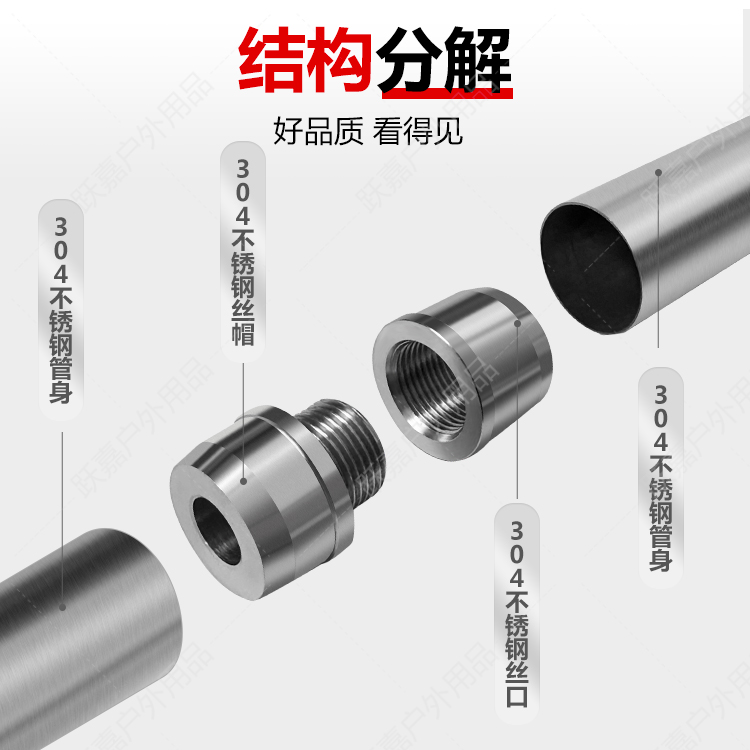 304不锈钢多用抄网杆摘果叉鱼锯树采摘通用户外一体加厚大物加长缩略图 3