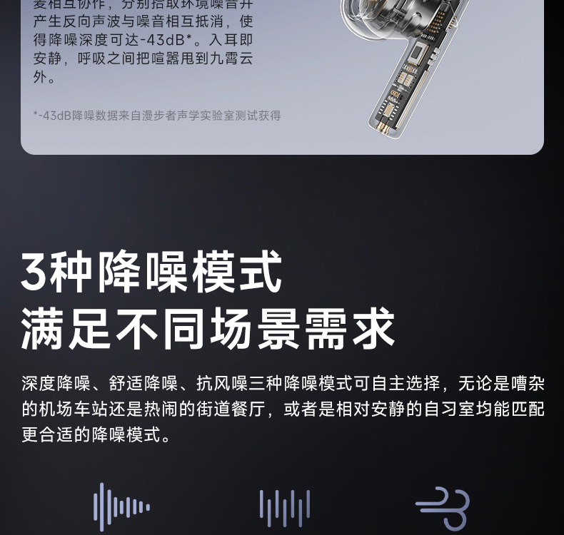 漫步者（EDIFIER) Zero Pro 主动降噪蓝牙入耳式耳机 适用苹果华为小米 情人节礼物 生日礼物缩略图 8