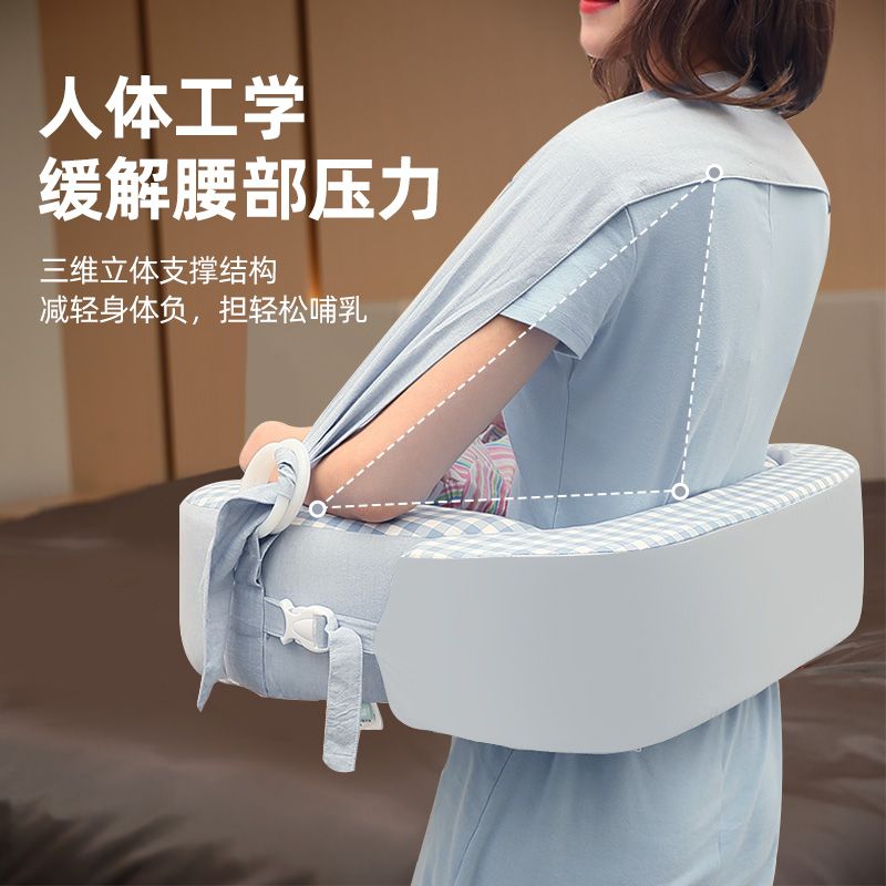 4000人收藏爱子园哺乳枕头躺喂奶神器孕妇坐月子护腰婴儿横抱新生儿防吐奶垫缩略图 3