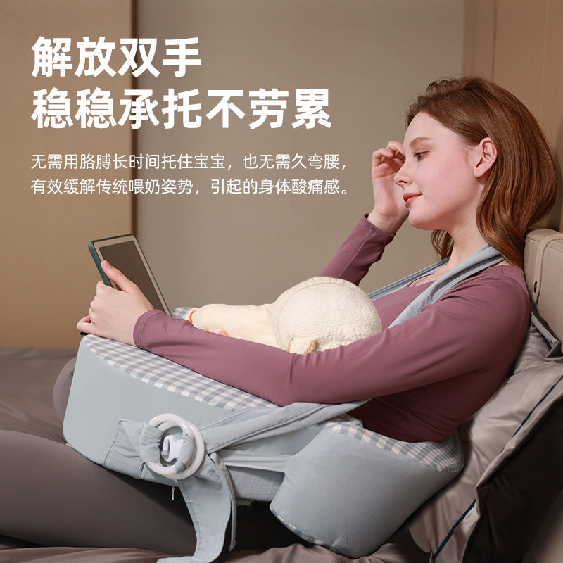 4000人收藏爱子园哺乳枕头躺喂奶神器孕妇坐月子护腰婴儿横抱新生儿防吐奶垫缩略图 8
