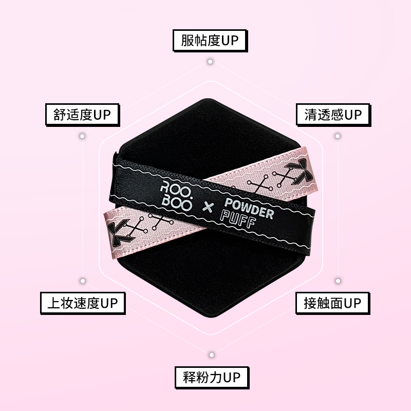 【赠送收纳盒】六边形粉扑不吃粉定妆干湿两用超柔软不卡粉平价【CZ】缩略图 4