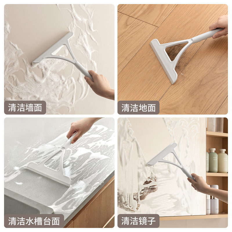 懒角落刮擦玻璃家用台面硅胶刮水器擦窗器刮刀镜子清洁工具缩略图 4
