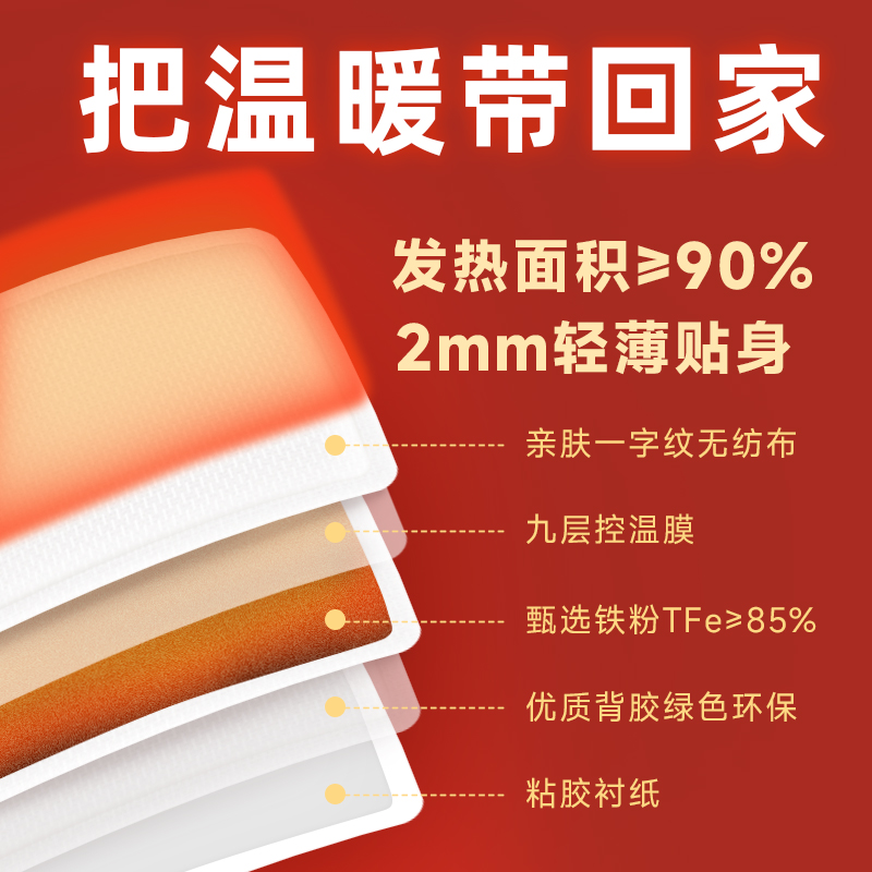 佩奇袋鼠5112老人专用暖宝宝贴暖贴自发热贴暖身热敷贴缩略图 2