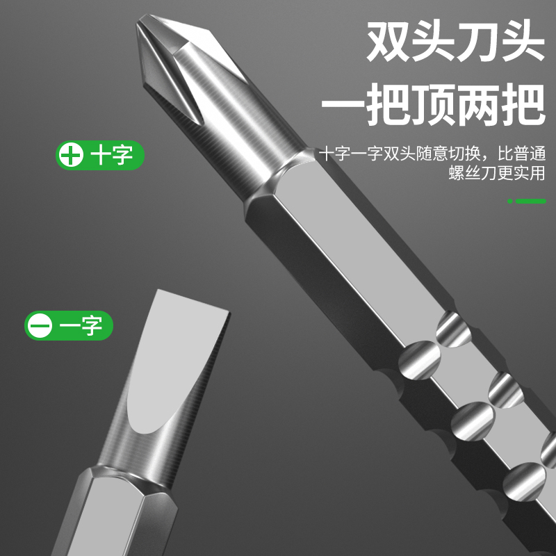 保联多功能螺丝刀十字一字家用手动起子超硬平口超强磁梅花改锥螺丝刀缩略图 4