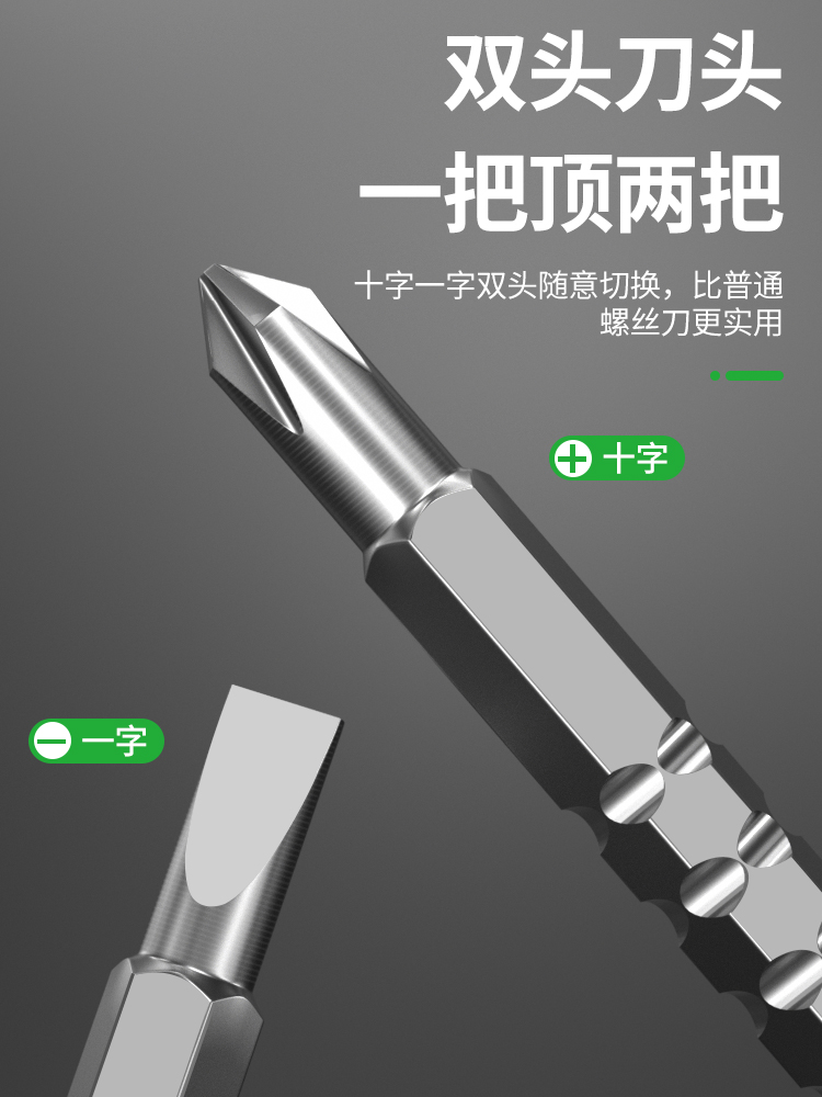 保联多功能螺丝刀十字一字家用手动起子超硬平口超强磁梅花改锥螺丝刀缩略图 8